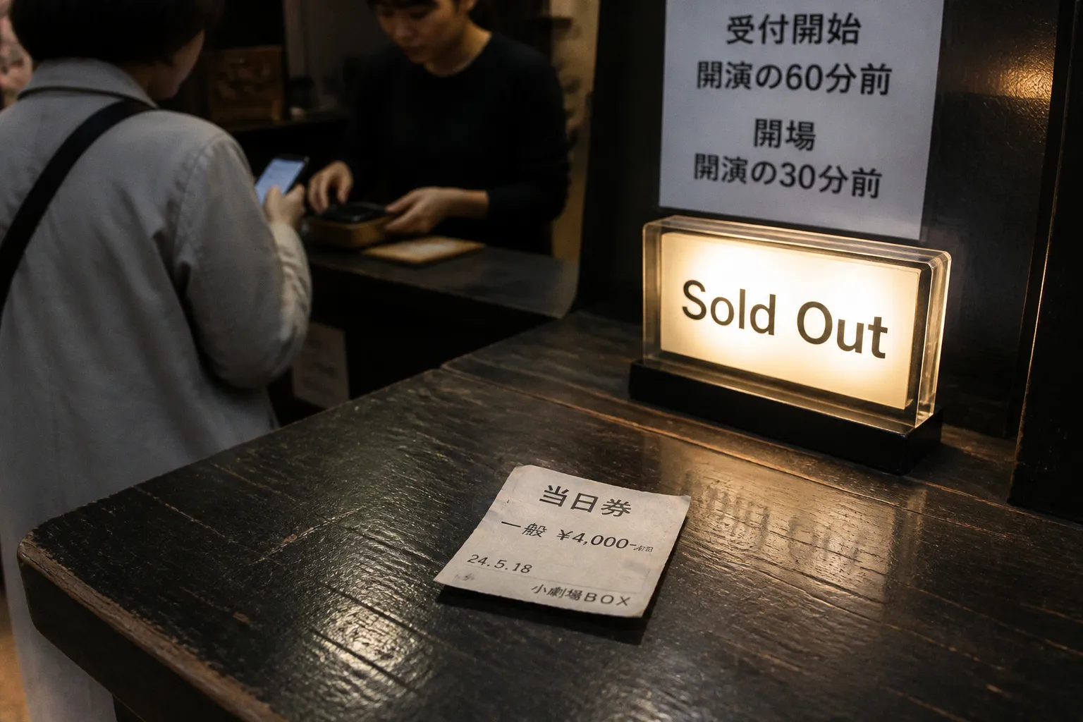 小劇場の当日券を最短で見つける確認手順と直前の手配ポイント