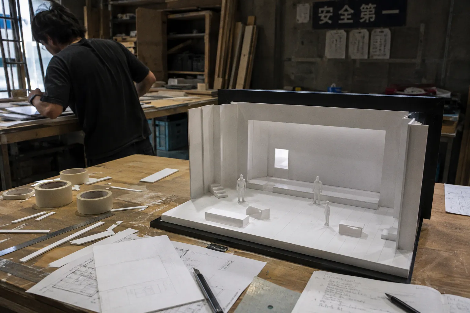 小劇場の舞台美術製作:台本読解・模型作りから小屋入り建て込みまでの全手順